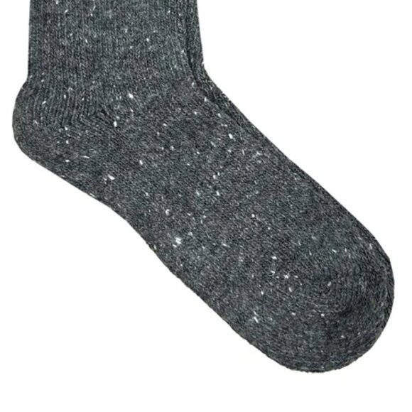 NWT Mia Gray Confetti Wool Crew Socks - Picture 3 of 5